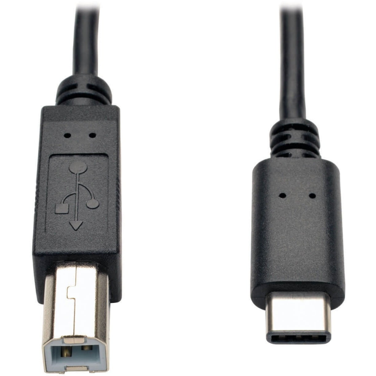 Tripp Lite, U040-006, USB Type-B Male to USB-C Hi-speed Cable, 1, Black