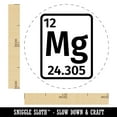thumbnail image 2 of Magnesium Periodic Table of Elements Science Chemistry Self-Inking Rubber Stamp Ink Stamper - Sky Blue Ink - Medium 1 Inch, 2 of 7