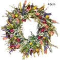 thumbnail image 2 of OUSITAID Colorful Flower Wreath Hanging For Holiday Home Wall Windows Decoration, 2 of 2