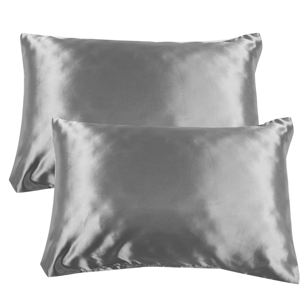 Greensen 100 Polyester Soft Silky Satin Pillow Case Great for Hair and