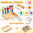 thumbnail image 2 of Juguetes Montessori Secuenciación De Cuentas,regalos Niños Xtellar multicolor, 2 of 4