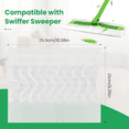 thumbnail image 7 of Heavy Duty Dry Sweeping Cloths for Sweeper Mop, Microfiber Duster Mop Pads Refills for Hardwood Floor Dust and Hair,Disposable, Unscented,60 Count, 7 of 7