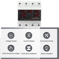 thumbnail image 4 of 3 Phase 4 Wire Automatic Transfer Switch 63A Changeover Switch, LED Display, Voltage Protector, Generator, Inverter, for Electric System, 4 of 7