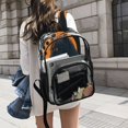 thumbnail image 6 of Ttyddzy Clear Backpack Heavy Duty PVC Transparent Backpack for College Workplace, Mountain Leopard, 6 of 8