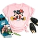 thumbnail image 1 of KISS Mickey and Minnie Cute Women's Top O-Neck Summer Women's T-Shirt Kawaii Mickey Mouse Casual TopL Gao Jinjia LED, 1 of 2