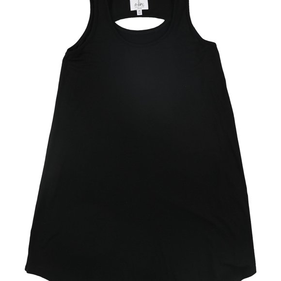 A-Line Robe Dos Découpé A-Line pour Femmes, Noir, Petite, PM