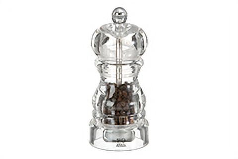 Peugeot Nancy Pepper Mill Acrylic, 5-Inch, Clear