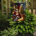 thumbnail image 2 of Irish Setter and Santa Claus Garden Flag 11.25 in x 15.5 in, 2 of 5