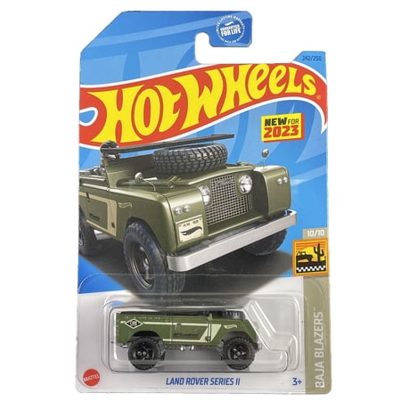 Hot Wheels Baja Blazers 10/10 Green Land Rover Series II 242/250