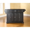 thumbnail image 2 of HomeStock Sophisticated Simplicity Full Size Kitchen Island with Spacious Countertop, Portable Design, Modern Kitchen Furniture, Convenient Storage Drawers-Color:Black,Size:Black Marble Top, 2 of 6