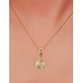 thumbnail image 3 of Collar con dije de oro laminado letra brillos Q, 3 of 7