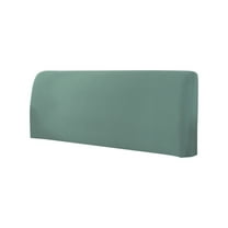 Leodye 1PCS Easy-Going Stretch Bed Headboard Cover,Small Square Jacquard Headboard Slipcover, Dustproof Bed Head Cover for Bedroom-59.05x27.55in