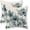 Blue Flower, variant on Blue Brown Pillow Covers 16x16 Inch Set of 2 Spring Watercolor Floral Throw Pillows Vintage Flower Seasonal Decorative Summer Outdoor Pillow Cases Farmhouse Linen Cushion Cover for Couch Sofa