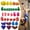 32 Pcs-multicolor, variant on 36 Pcs-multicolor Rock Climbing Wall Holds Kit for Indoor Outdoor Home Playground