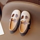 thumbnail image 3 of Zapatos de cuero de suela blanda para niña de otoño, zapatos de princesa de moda, zapatos de una sola capa de estilo universitario para niños, de moda, 3 of 6