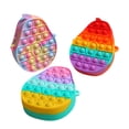 thumbnail image 4 of Bubble Wallet Anti-Estrés Push Bubble Toy Silicona Squeezing Toy Bag Regalo Para Niños Kid Serendint HA041363-03, 4 of 6