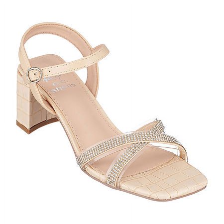 GC Shoes Womens Hyra Heeled Sandals, 8 1/2 Medium, Pink