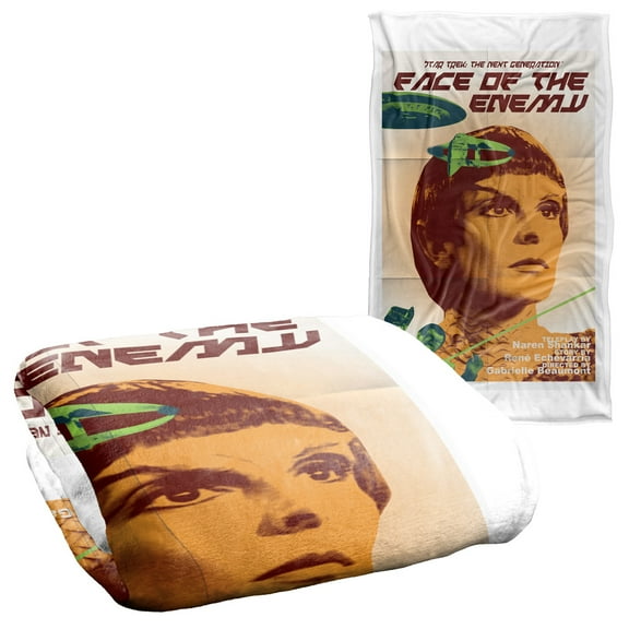 Star Trek The Next Generation Season 6 Episode 14 Silky Touch Super Soft Throw Blanket 36" x 58"