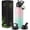 Gradient Mint Pink, variant on SipX™ 40 oz Insulated Water Bottle with 3 Lids – Leakproof Stainless Steel, Triple Insulated – Stainless