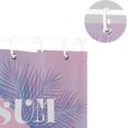 thumbnail image 5 of FREEAMG Shower Curtains Pink Summmer Curtain，Waterproof Fabric Decor Shower Curtains for Bathroom Set with 12 Hooks, 66"x 72", 5 of 6