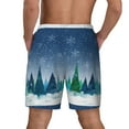 thumbnail image 4 of Fotbe Christmas Trees Men’s Swim Trunks Quick Dry Swim Shorts Board Shorts with Mesh Lining-X-Large, 4 of 9