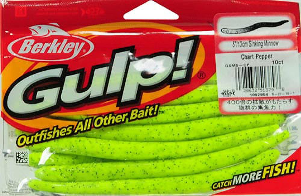 Berkley Gulp! Sinking Minnow Fishing Soft Bait
