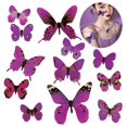 thumbnail image 1 of Temporary Tattoo Sticker 3D Butterfly Tattoo Body Art Sticker Photo Prop, 1 of 10
