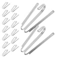 thumbnail image 1 of SHOWERORO 40Ud Para De Acero Inoxidable Con Cuatro Puntas Para Pesadas De Plata, 1 of 7