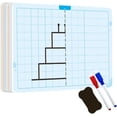 thumbnail image 1 of Feltree Symmetry Drawing Kit for Kids, Educational Art Activity with Pattern Cards & Dry Erase Markers, Learning Toy for Fine Motor Skills Development, Reusable Home or Classroom Craft Set, 1 of 8
