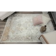 thumbnail image 3 of Rugs America Lennox LX60A Grey Charm Oriental Transitional Cream Area Rug, 8'x10', 3 of 6