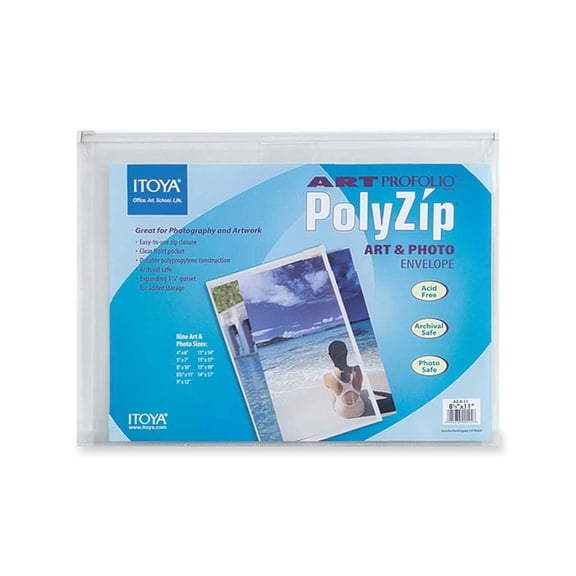Art Profolio PolyZip Letter Vinyl File Pocket