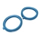 thumbnail image 2 of 2 piezas de repuesto para limpiador de piscinas, modelo 896584000, kit de neumáticos delanteros azules de 143 mm con joroba superior, 2 of 8
