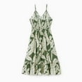 thumbnail image 3 of PatPat Summer Dress for Women Green Bolo Floral Dress for Beach Vocation Wedding Party Casual Maxi Sun Dress,S-XL, 3 of 8