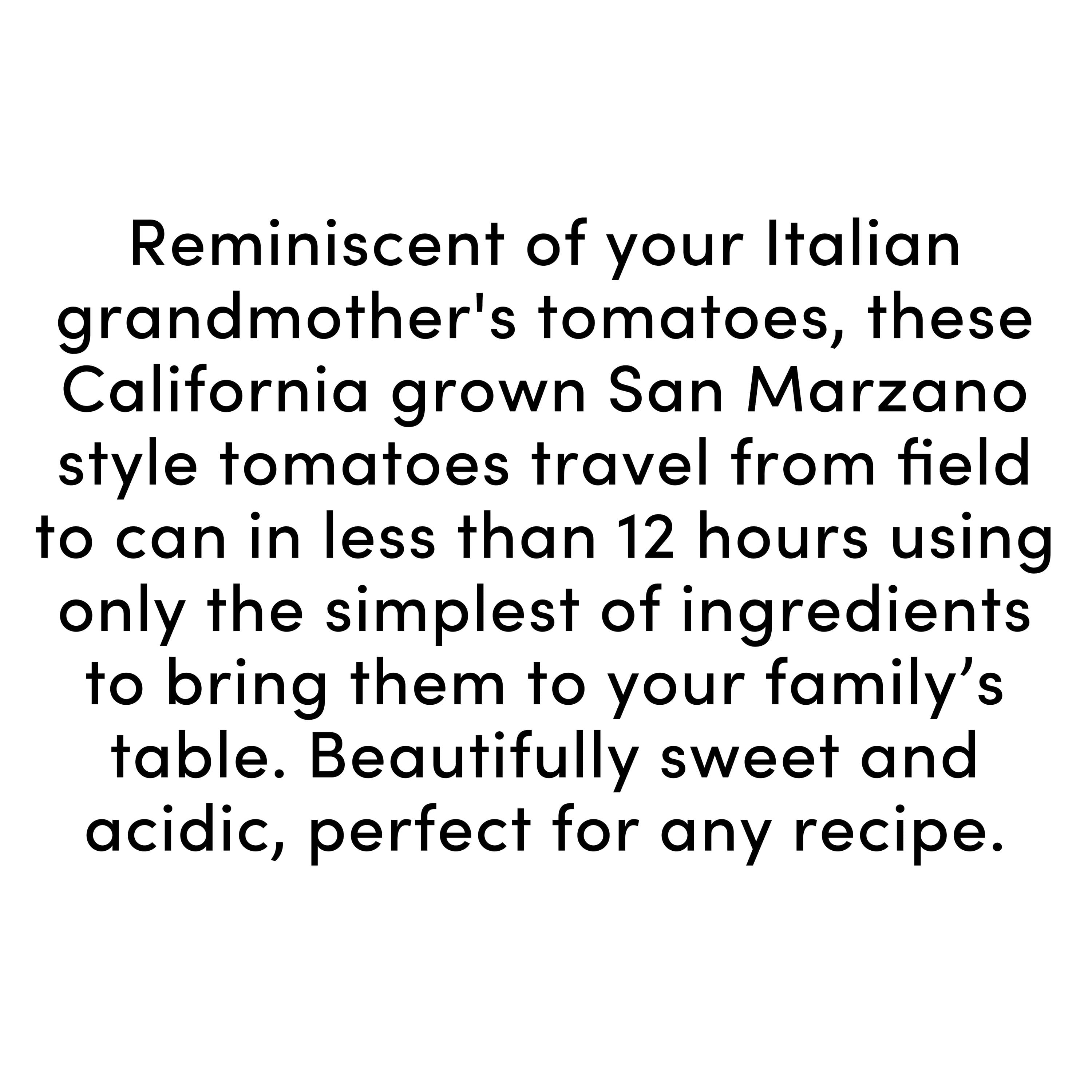 bettergoods San Marzano Style Whole Peeled Tomatoes with Basil, 28 oz