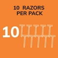 thumbnail image 4 of BIC Sensitive 2 Disposable Razors for Men, 2 Blades for Sensitive Skin, 10 Count, 4 of 10
