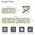 thumbnail image 3 of Yayeee Faucet Mat for Kitchen Sink 30" Diatomite Long Splash Guard Pad, Retro Blue Floral, 2 Pack, 3 of 7