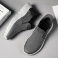 thumbnail image 1 of Mocasines de lona para correr con manos libres y zapatillas de deporte de moda con espuma viscoelástica para hombres, 1 of 9