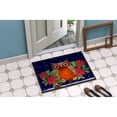 thumbnail image 2 of Carolines Treasures PJC1097MAT Whose Happy Holidays Owl Door Mat Indoor Rug or Outdoor Welcome Mat 18x27 Doormat  27"L x, 2 of 4