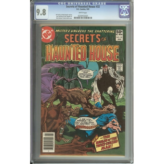 Secrets of Haunted House #32 - CGC 9.8 Comic Book
