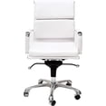 thumbnail image 2 of Silla Oficina Ejecutiva Piel Italiana Grupo Microtec Blanca Baja Aluminium Soft Pad Sala de Juntas ergonómica Minimalista Moderna softpad acojinada Blanco Conferencia Espera Replica Grupo Microtec Eames Soft Pad b, 2 of 3