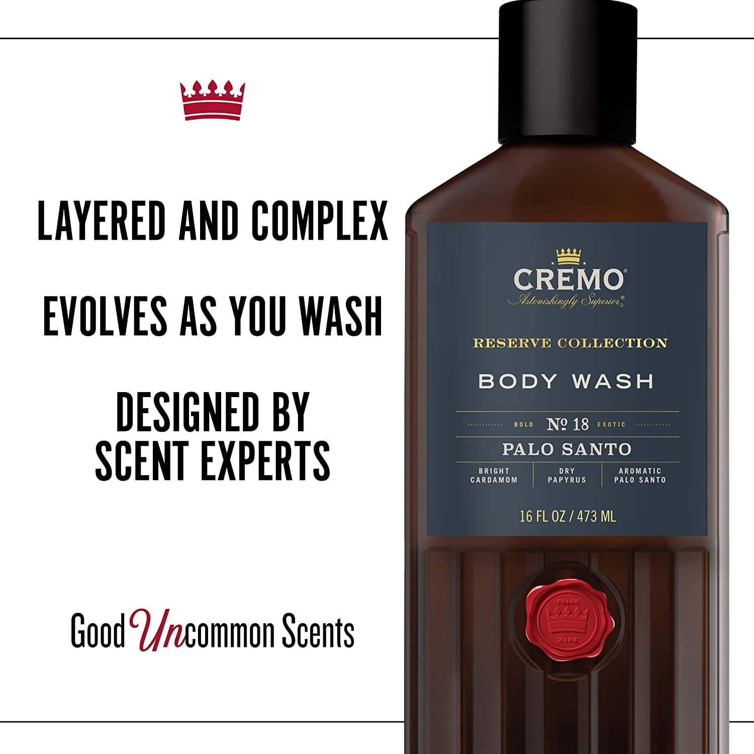 Cremo Palo Santo Body Wash - 16 oz, 3 Pack