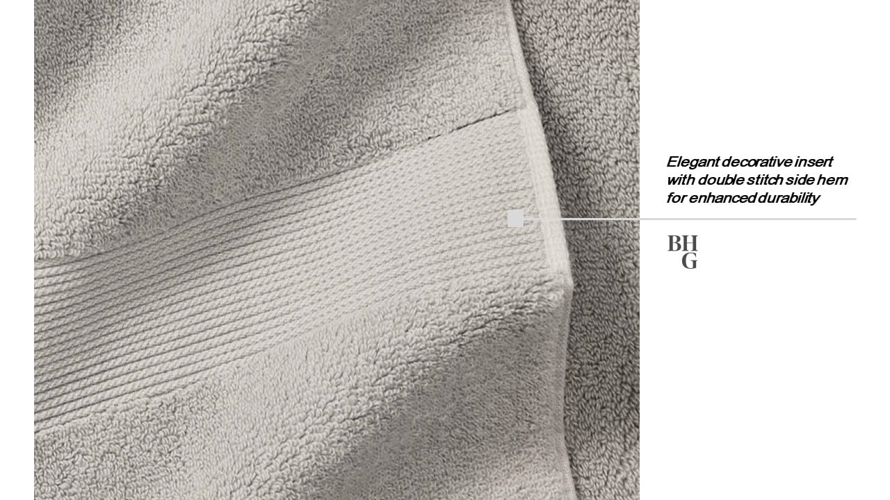 Better Homes & Gardens Signature Soft Solid Cotton 2 Piece Bath Sheet Set,Brown Basket