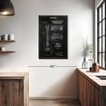 thumbnail image 3 of Elephant Stock Guitar Bw Patent Wall Art - Vertical Canvas Wall Art - Living Room Wall Decor - Patent Canvas - Black And Gray Decor - 24" x 36", 3 of 8