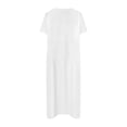 thumbnail image 5 of Yuyuzo Robes d'Été pour Femmes 2025 Décontractées de Printemps avec Poches Longue Robe à Manches Courtes Ample Tunique de Plage T-Shirts Robe Maxi, 5 of 5
