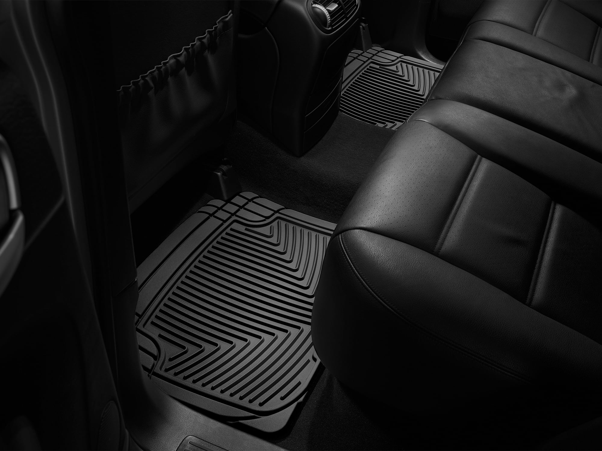WeatherTech All-Weather Floor Mats compatible with CL, Baja, 260E, Outlander Sport, Acadia Limited, Enclave - 2nd Row, Black