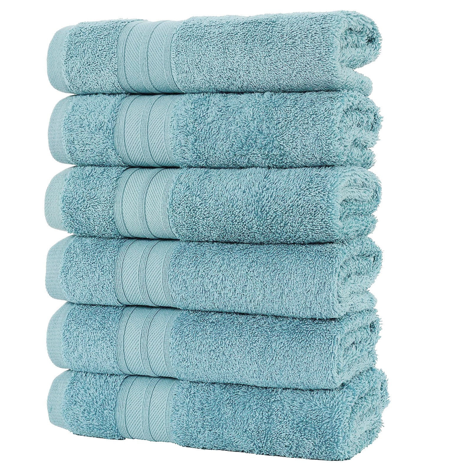 6X Hand Towels Soft Cotton Fluffy Thick Multipurpose Towel Set 600 GSM Quick Dry 