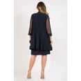 thumbnail image 2 of R&M Richards Short Mother of the Bride Plus Size Dress 8442W, 2 of 3