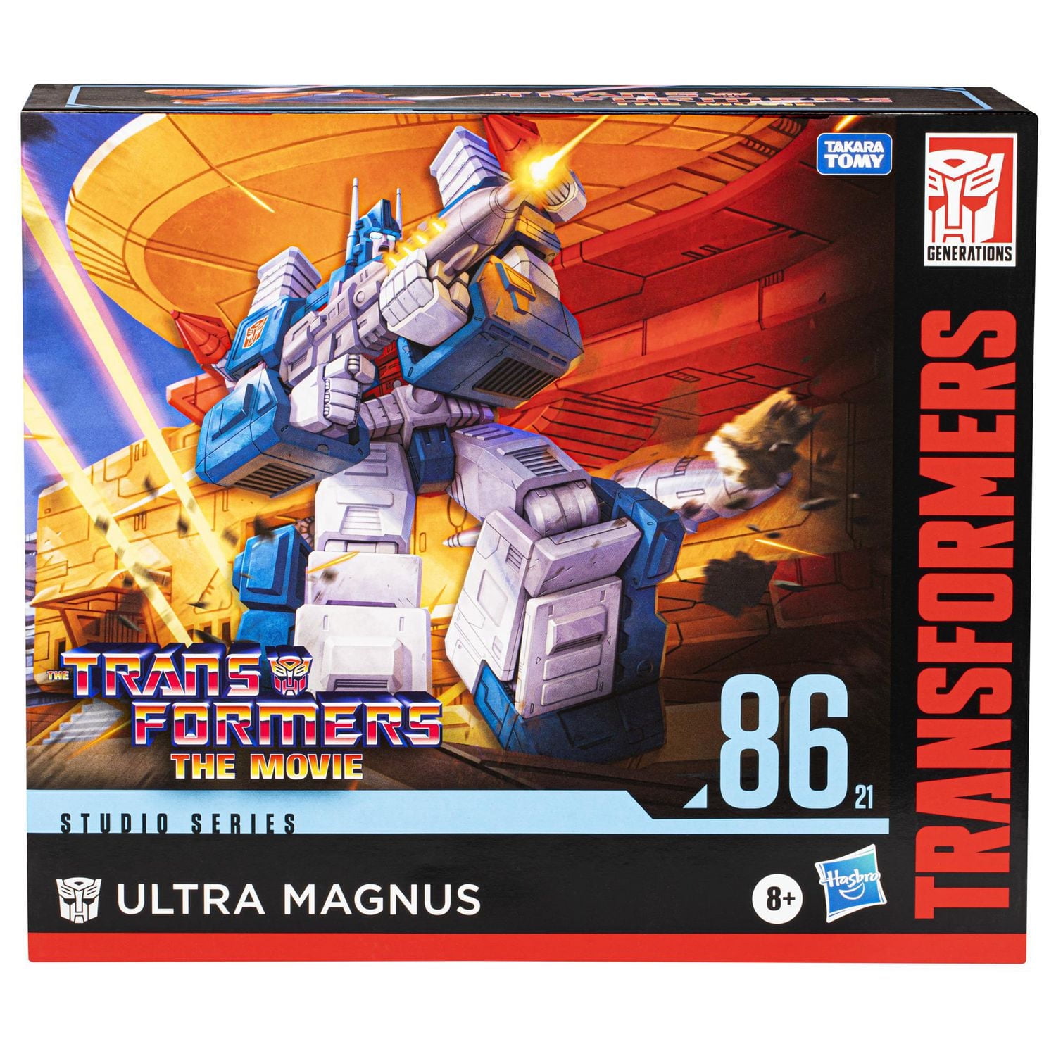 Transformers Toys Studio Series Commander The Transformers: The Movie 86-21 Ultra Magnus Toy, 9.5-inch, Action Figure For Boys And Girls Ages 8 and Up