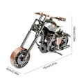thumbnail image 2 of Metal Motorcycle Sculpture Motorcycle Gifts for Men, Birthday Gifts, Vintage Motorcycle Figurine, Home Office Decor, 2 of 5