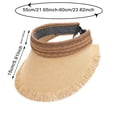 thumbnail image 3 of Womens Sun Hats Foldable Large Brimmed Grass Beach Hat, 3 of 6